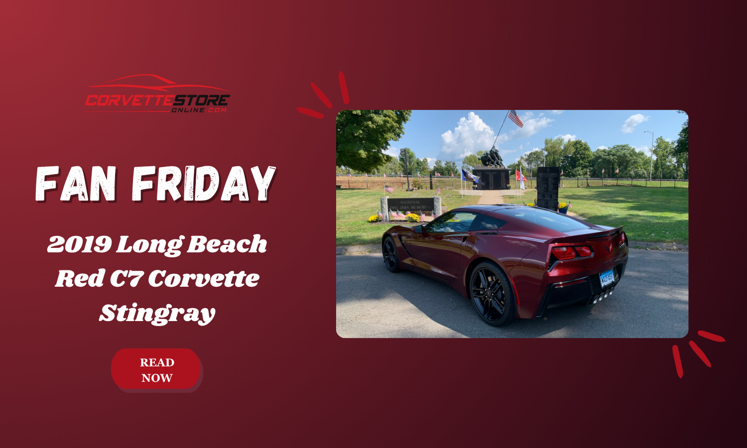 Fan Friday: Lawrence Meyers’ 2019 Long Beach Red C7 Corvette Stingray