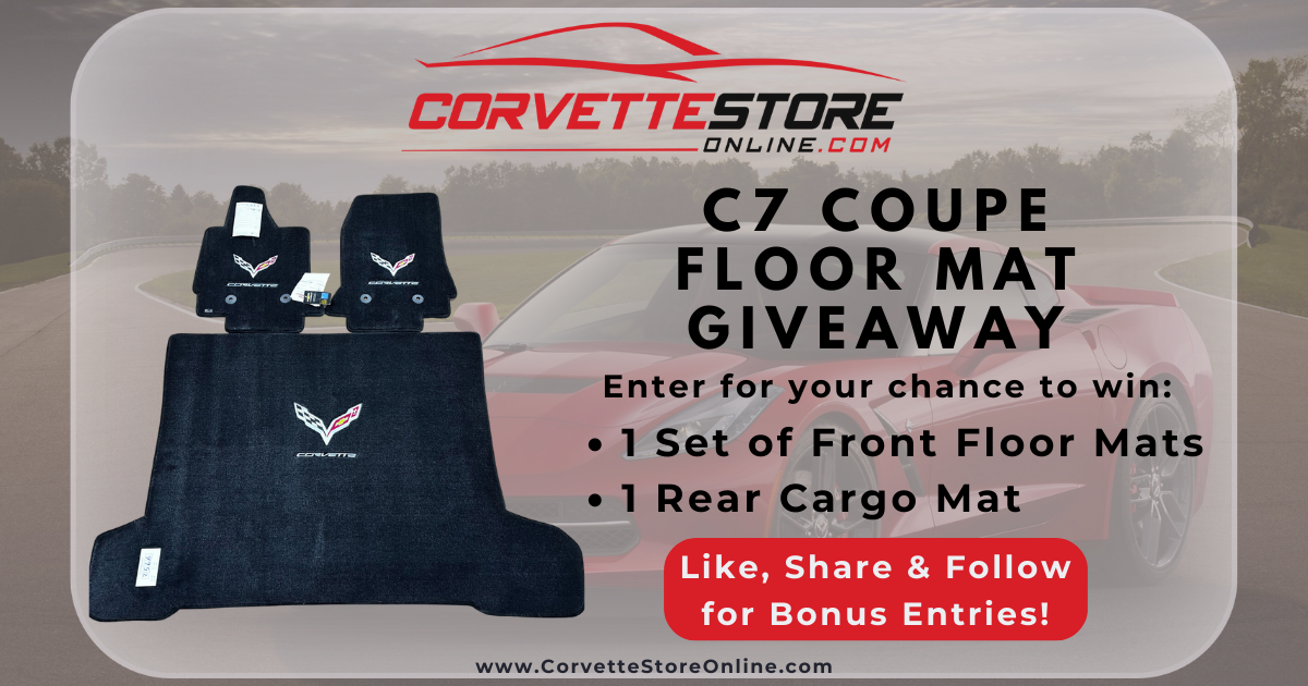 The CorvetteStoreOnline.com C7 Coupe Floor Mat Contest Giveaway