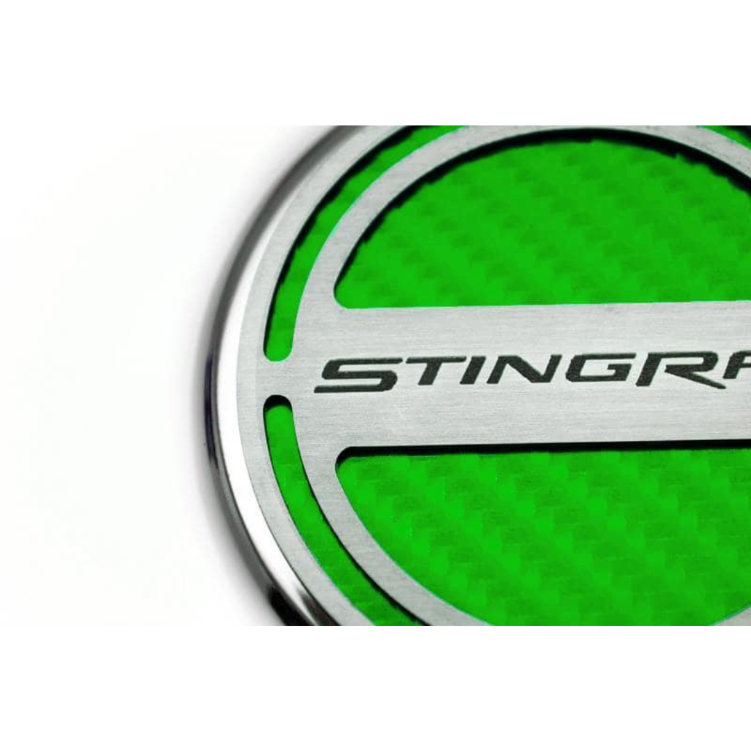 C7 Corvette (Manual) Stingray Fluid Cap Cover 6Pc Set | Stingray Script
