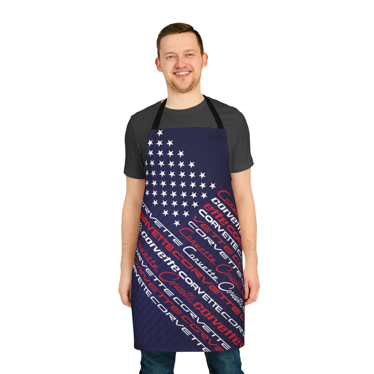 Corvette Generations Flag Polyester Canvas Apron