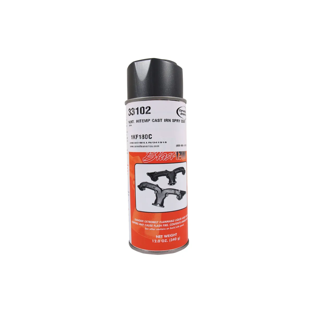 C1-C8 1953-2020 Corvette Paint High Temp Cast Iron Spray Coat - CA