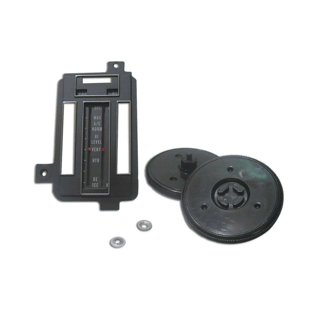 C3 1969-1971 Corvette Heater/Air Conditioning Control Faceplate Kit - CA