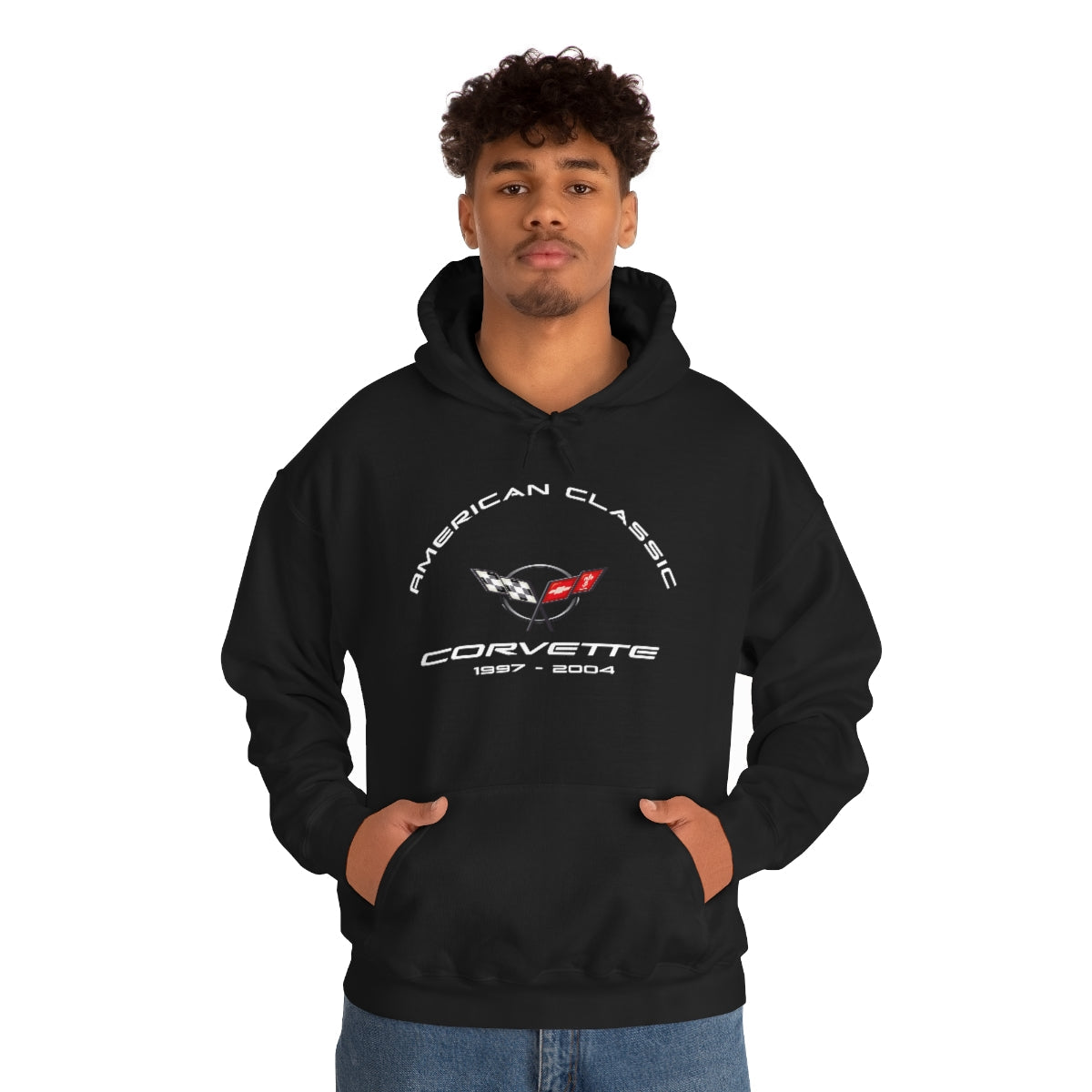 C5 Corvette Heavy Blend Hooded Sweatshirt