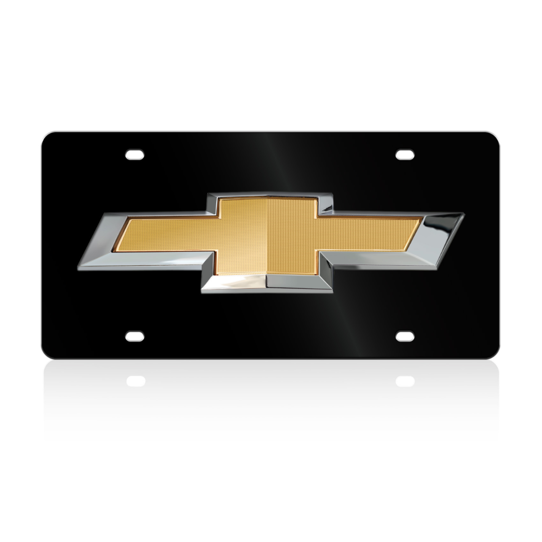 Chevrolet Bowtie Acrylic License Plate