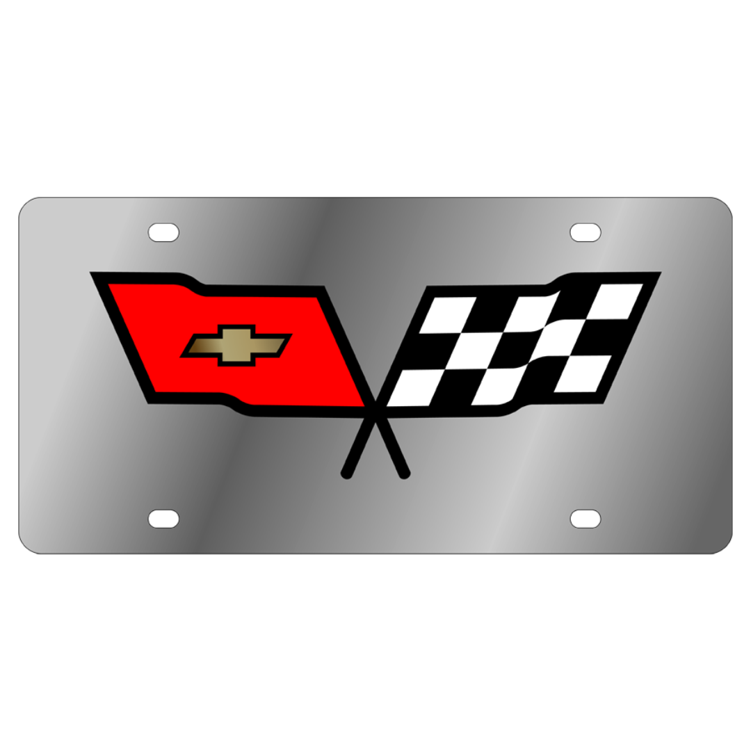 Chevrolet Corvette C3 Acrylic License Plate