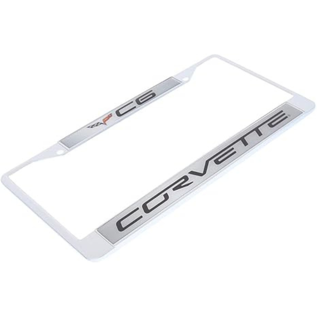 Chevrolet Corvette C6 Chrome License Plate Frame
