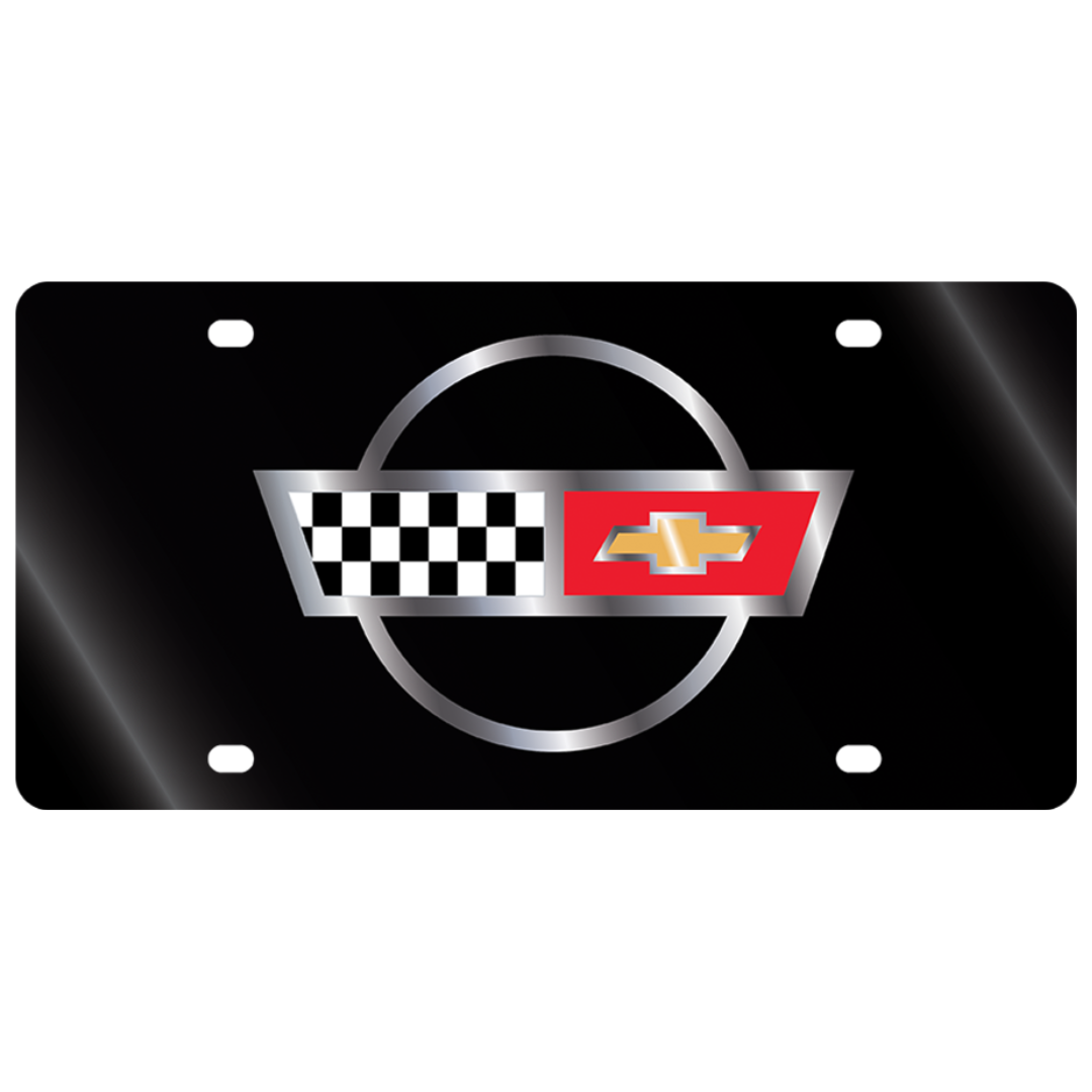 Chevrolet Corvette C4 Acrylic License Plate