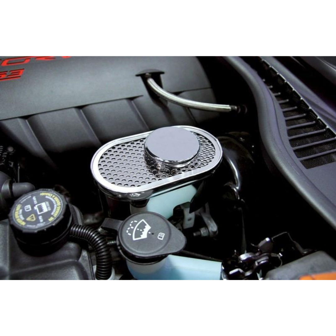 C6 Corvette Brake Master Cylinder Cover w/ Cap Cover - 2009-2013