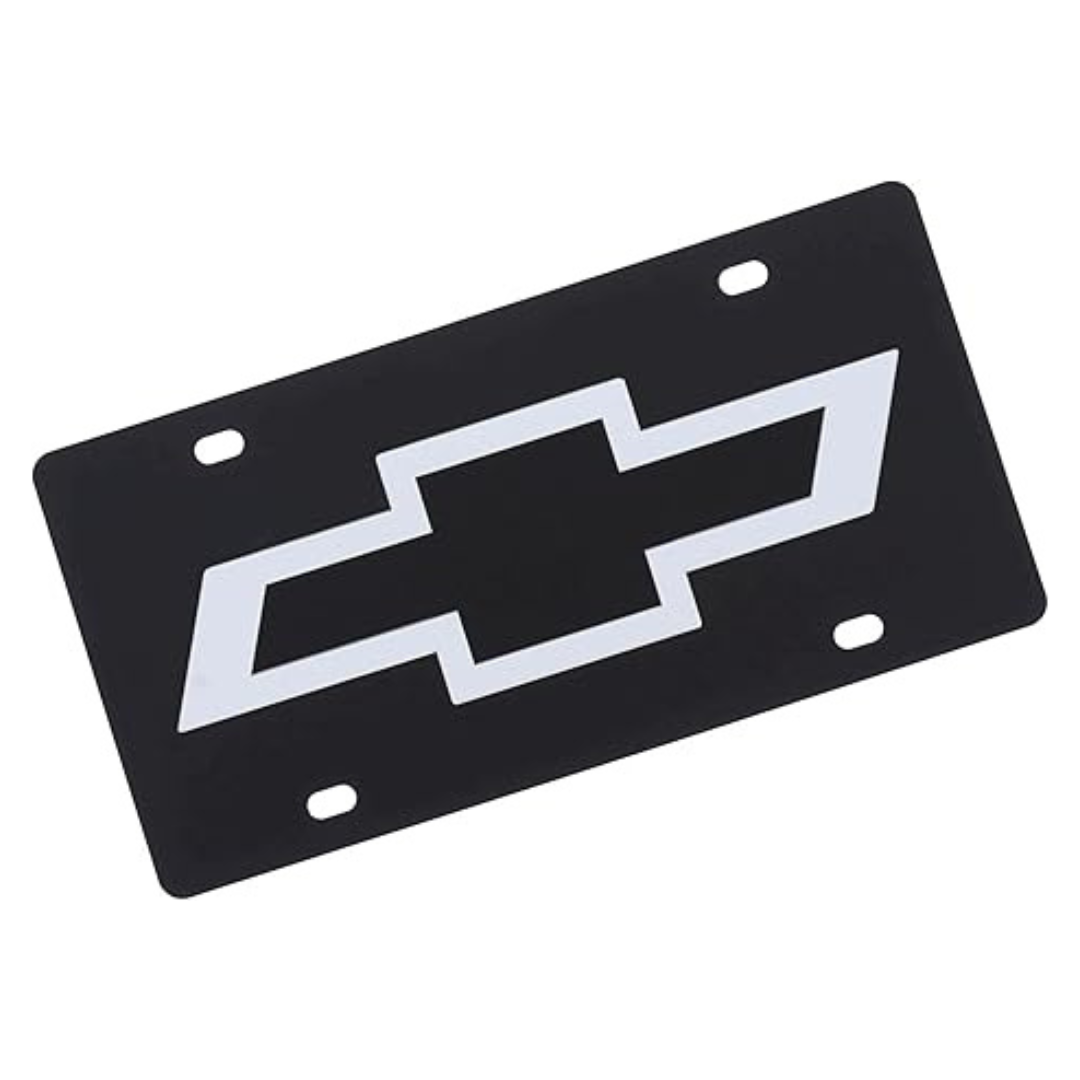2007 Chevrolet Bowtie Carbon Steel License Plate