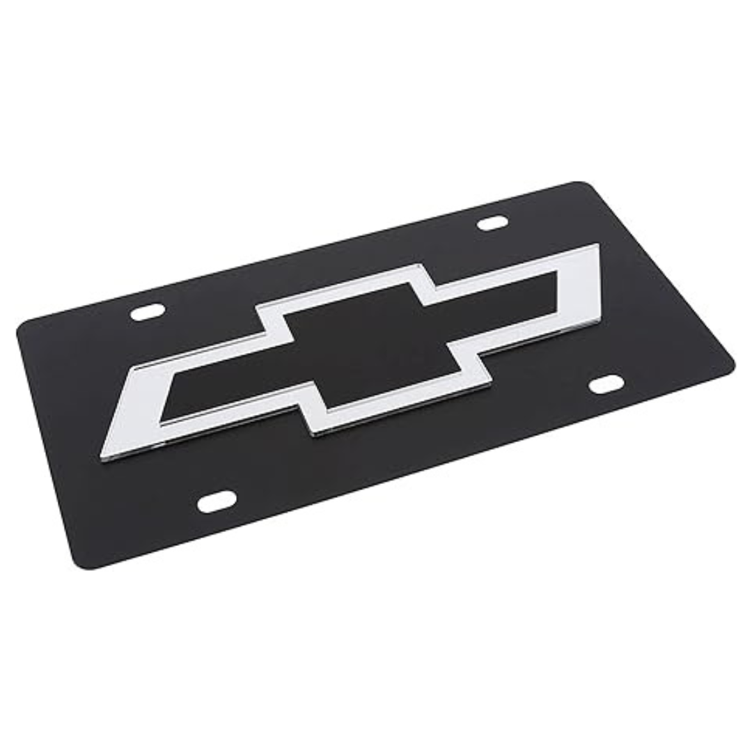 2007 Chevrolet Bowtie Carbon Steel License Plate