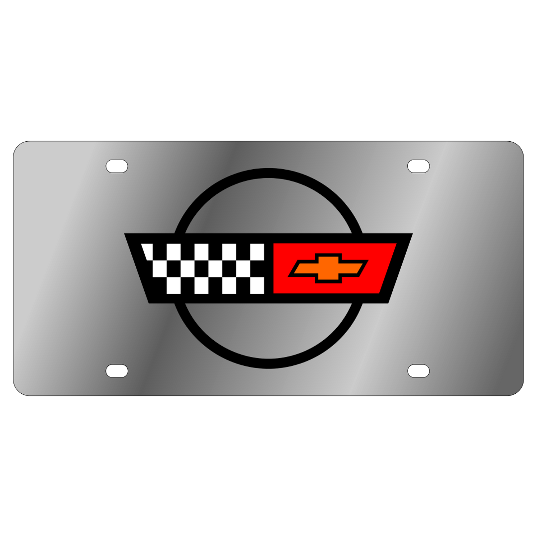 Chevrolet Corvette C4 Acrylic License Plate
