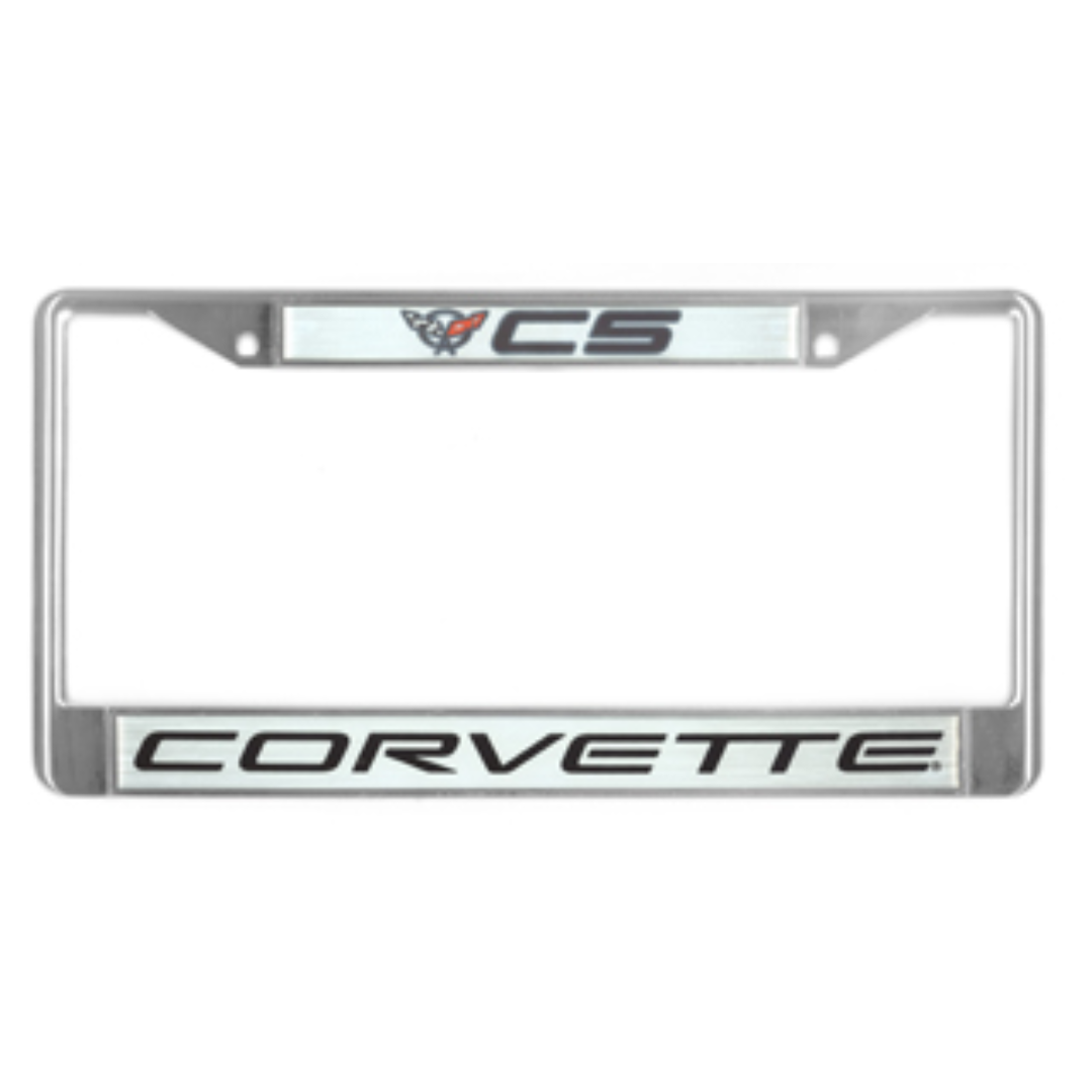 Chevrolet Corvette C5 Chrome License Plate Frame