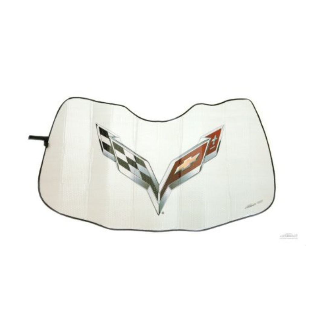 C7 Corvette Custom Fit Holda Folding Graphic Sunshield 2014-2019