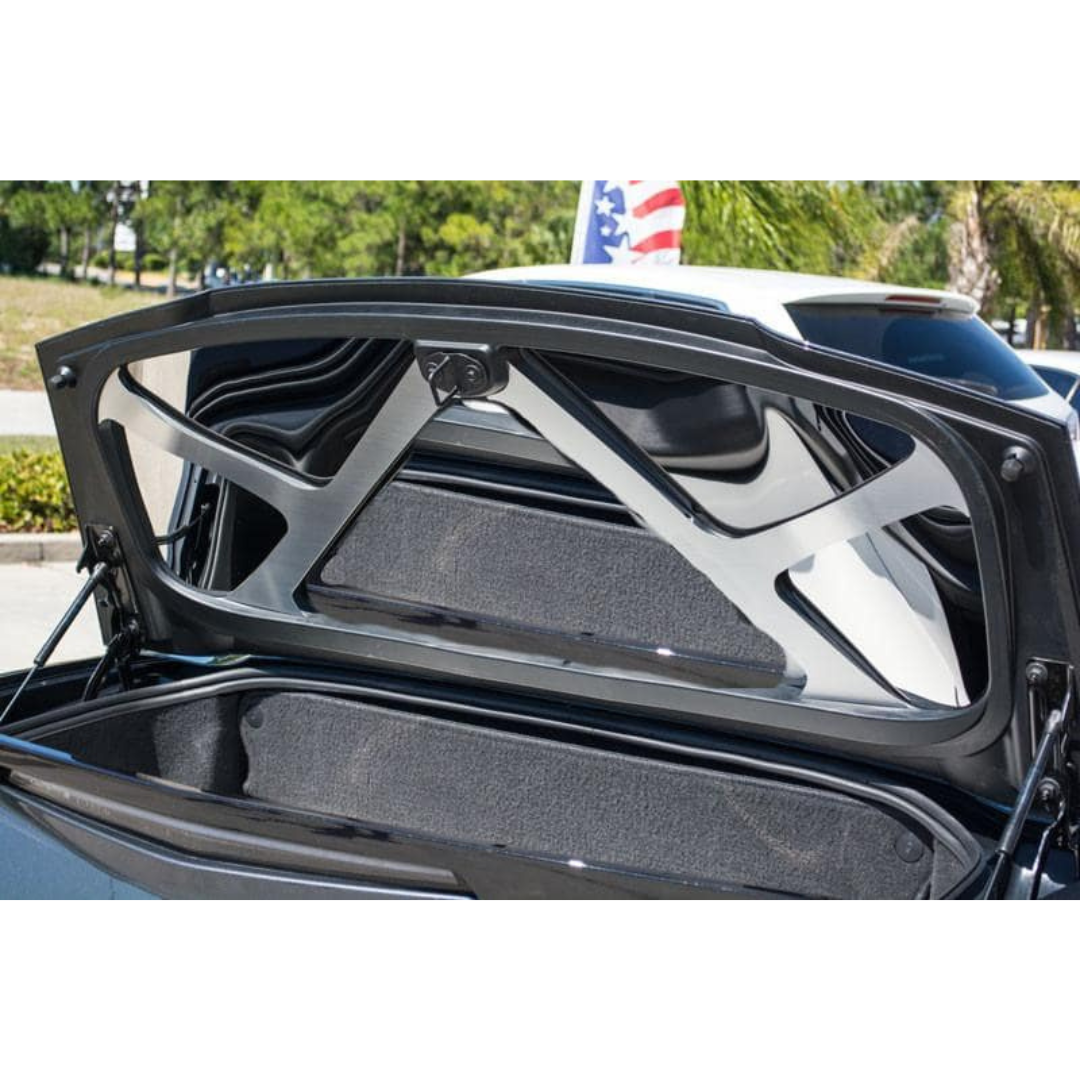 2014-2019 C7 Corvette Convertible Trunk Lid Trim Kit - Stainless Steel