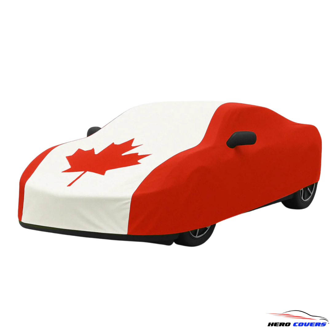 2020-2025 C8 Corvette Canada Flag Car Cover
