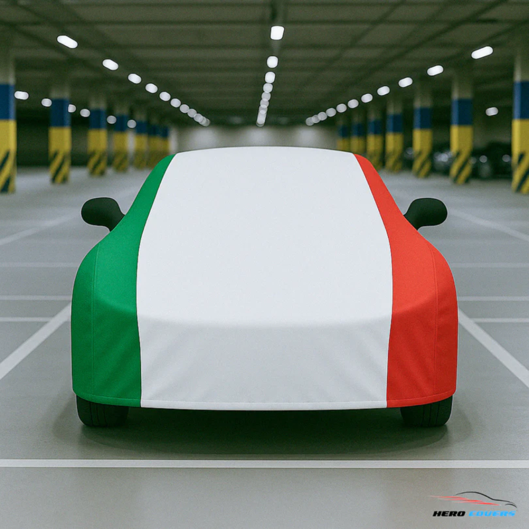2020-2025 C8 Corvette Italy Flag Car Cover