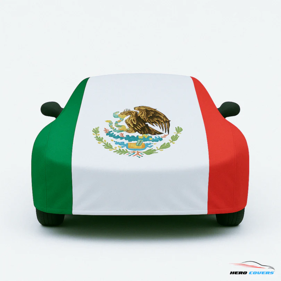2020-2025 C8 Corvette Mexico Flag Car Cover