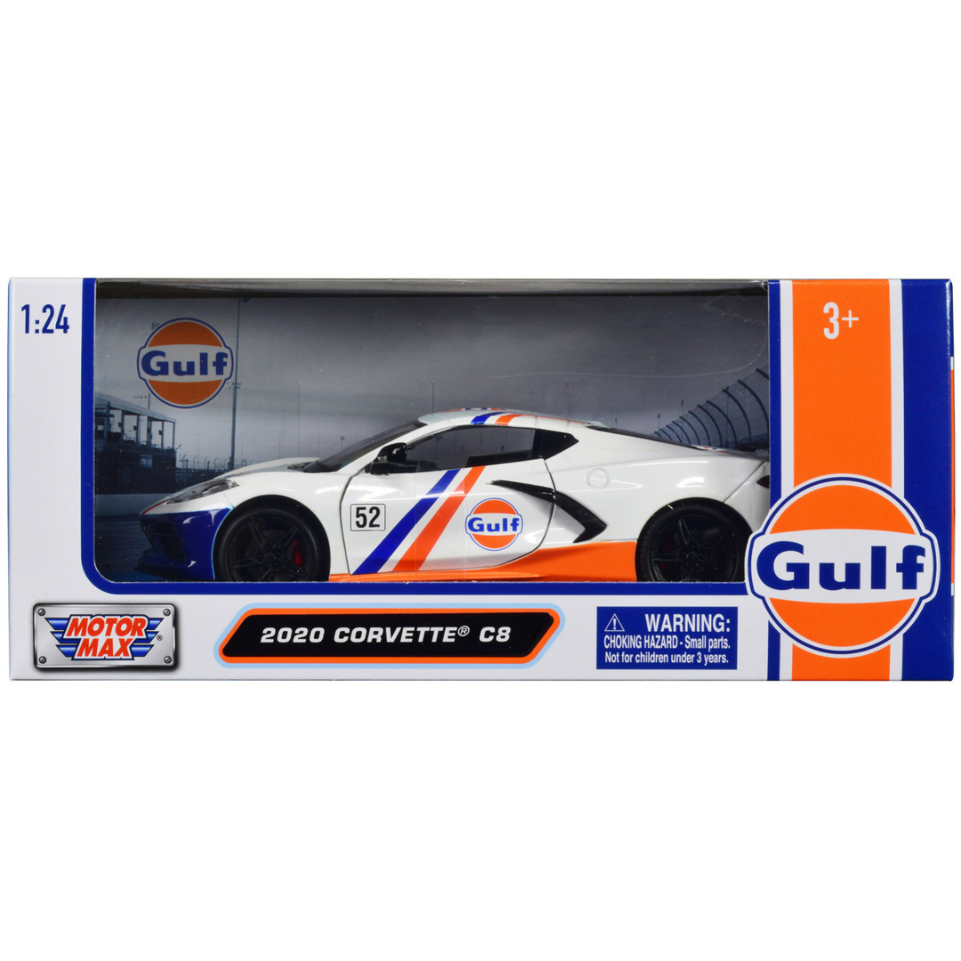 2020 Chevrolet Corvette C8 #52 "Gulf Oil"1/24 Diecast Model Car