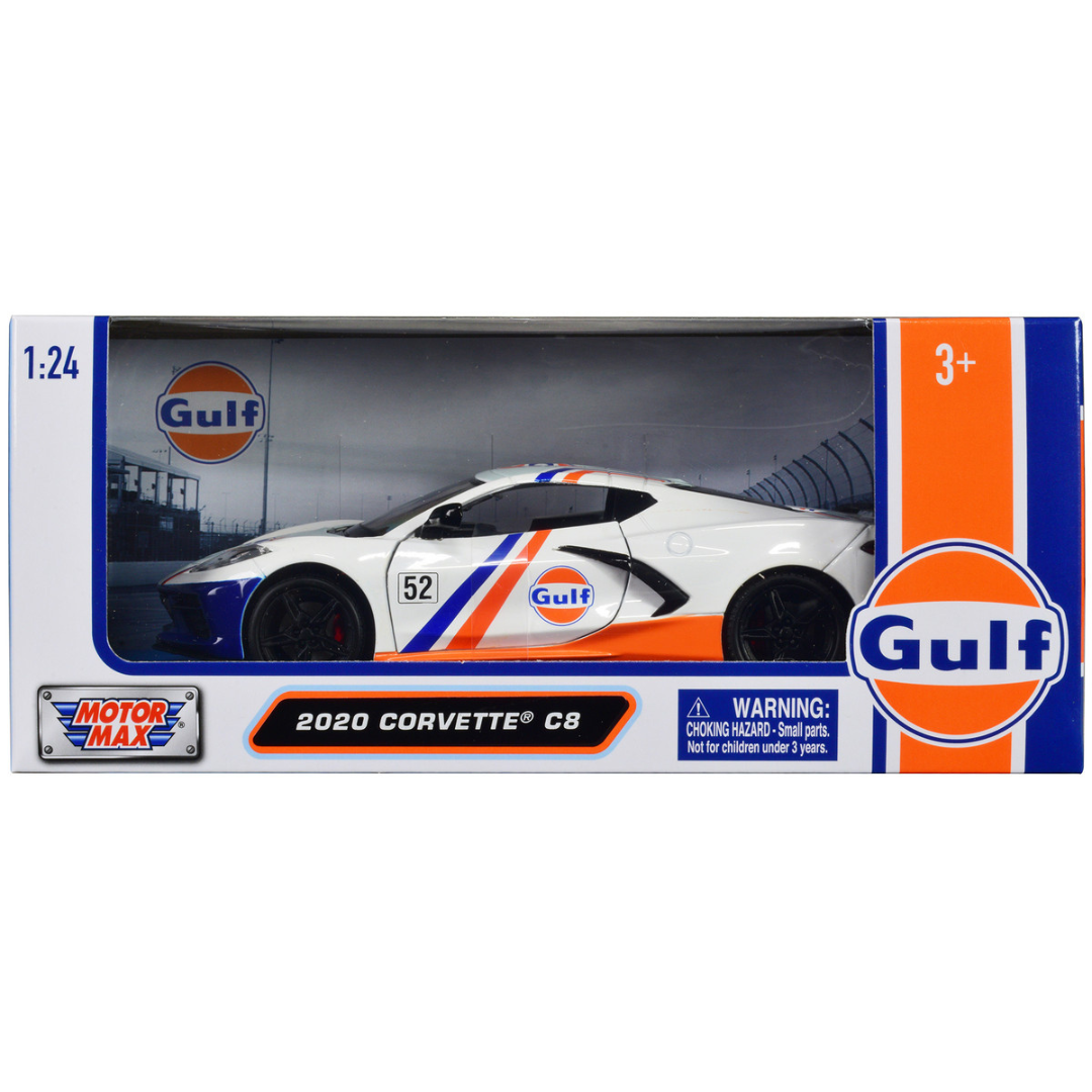 2020 Chevy Corvette C8 52 Gulf Oil Diecast CorvetteStoreOnline