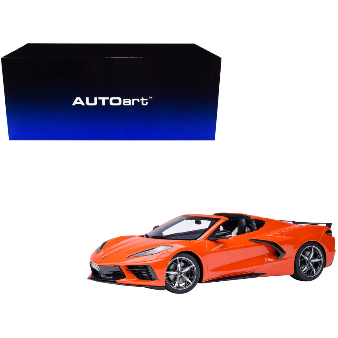 2020 Chevrolet Corvette C8 Stingray Sebring Orange 1/18 Model Car