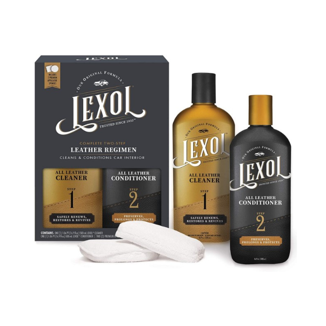 Corvette All Years Lexol Leather Seat Cleaner and Protectant Kit