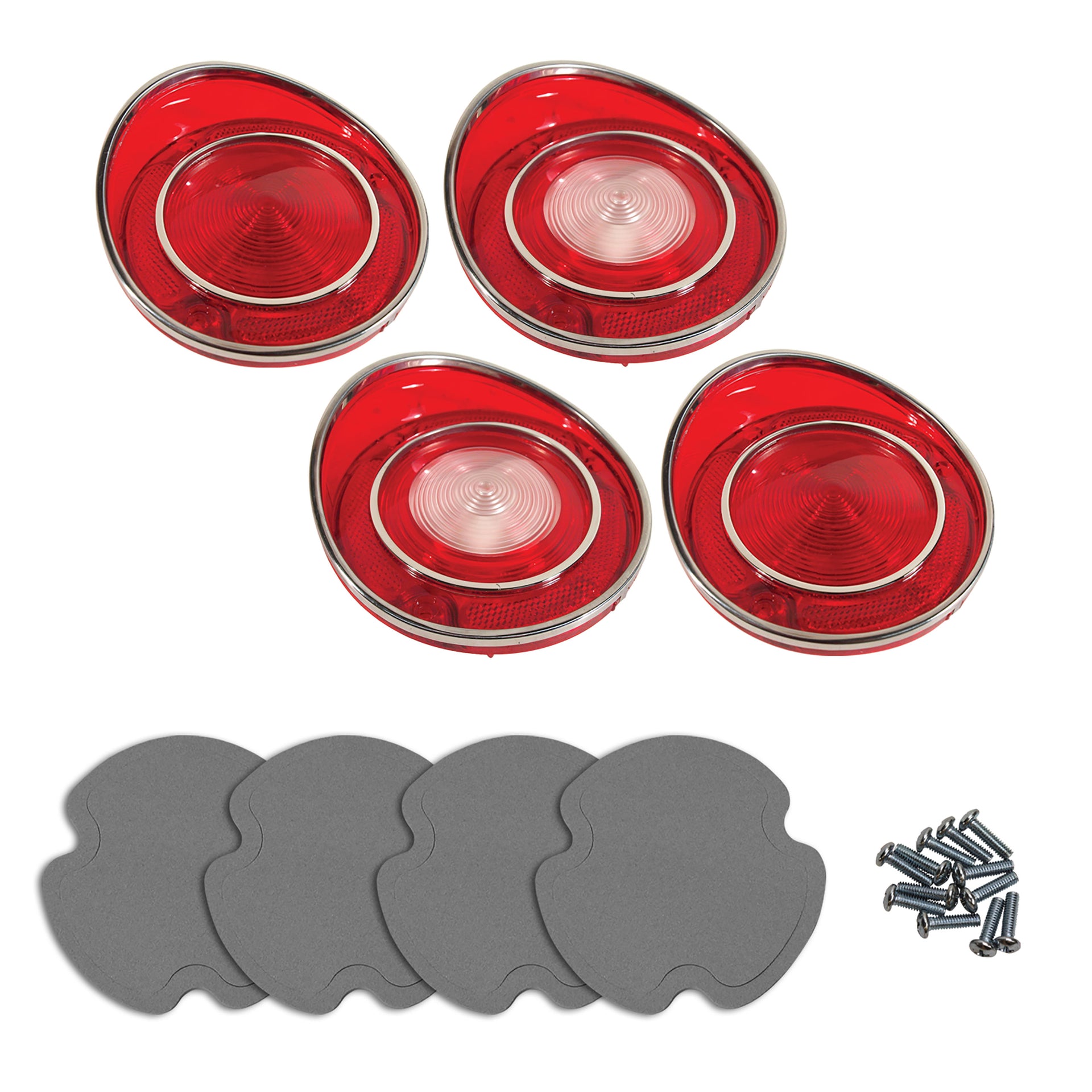 Tail-Light-&-Back-Up-Lens-Kit-W/Gaskets-&-Screws---4pc-214137-Corvette-Store-Online