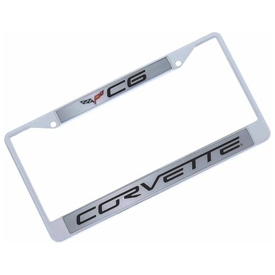 Chevrolet Corvette C6 Chrome License Plate Frame