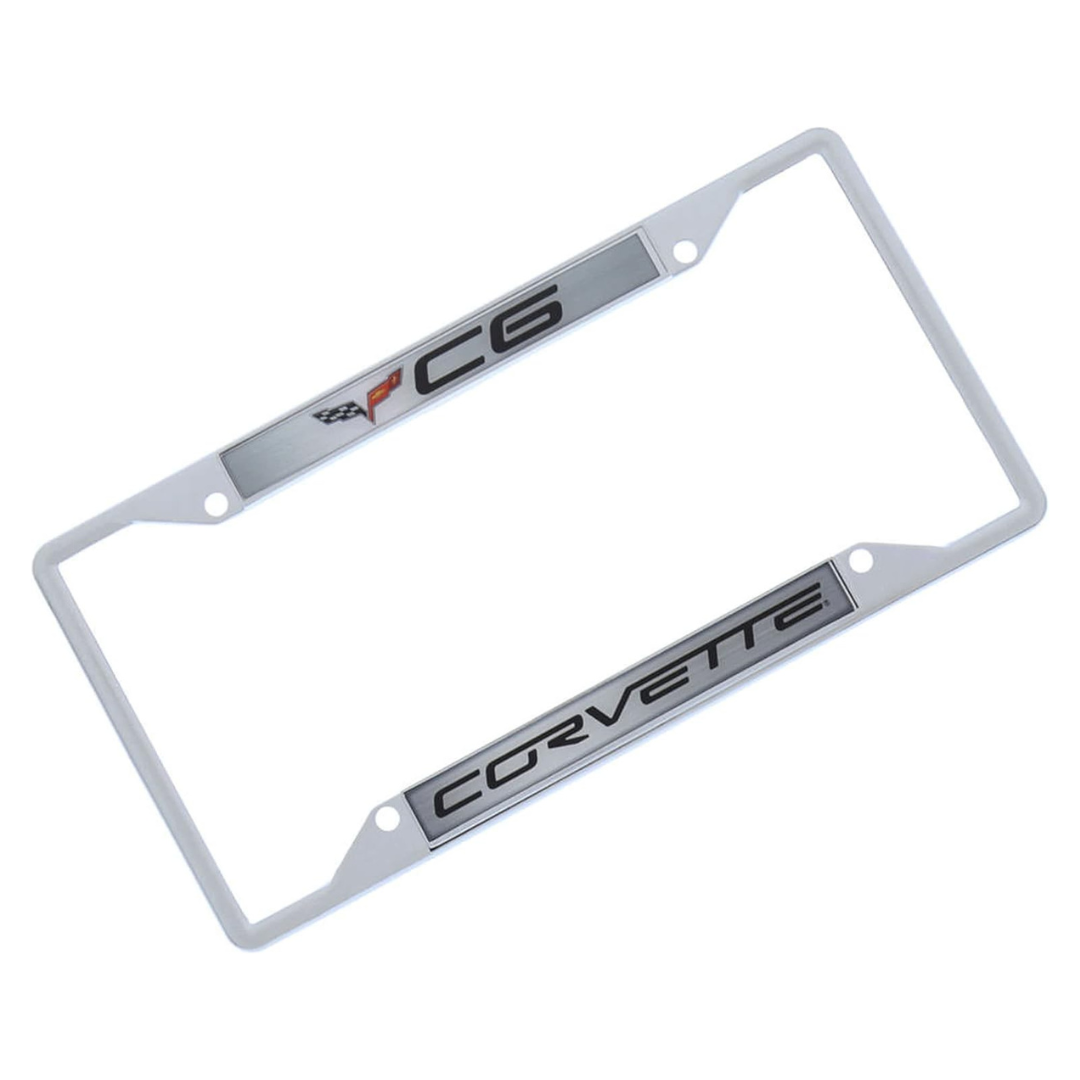 Chevrolet Corvette C6 Chrome License Plate Frame