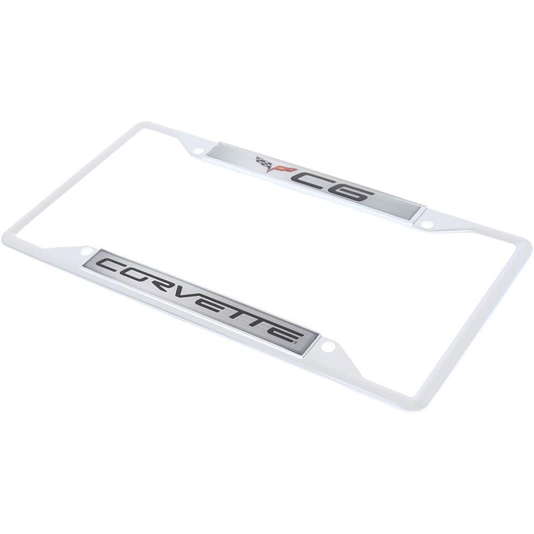 Chevrolet Corvette C6 Chrome License Plate Frame