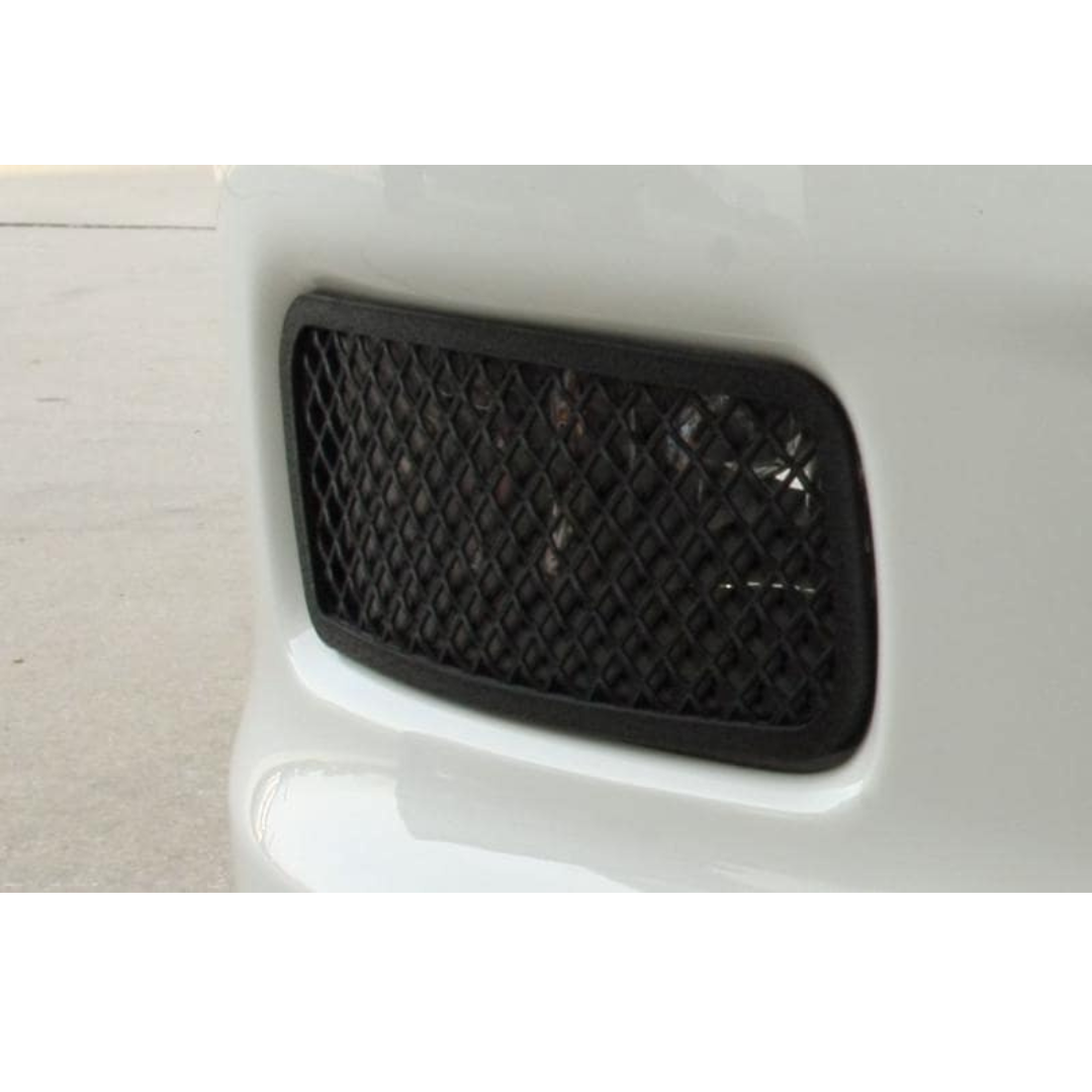 C6 Corvette Driving Light Grilles "Blakk Stealth" Laser Mesh (Z06, Grand Sport, and ZR1)