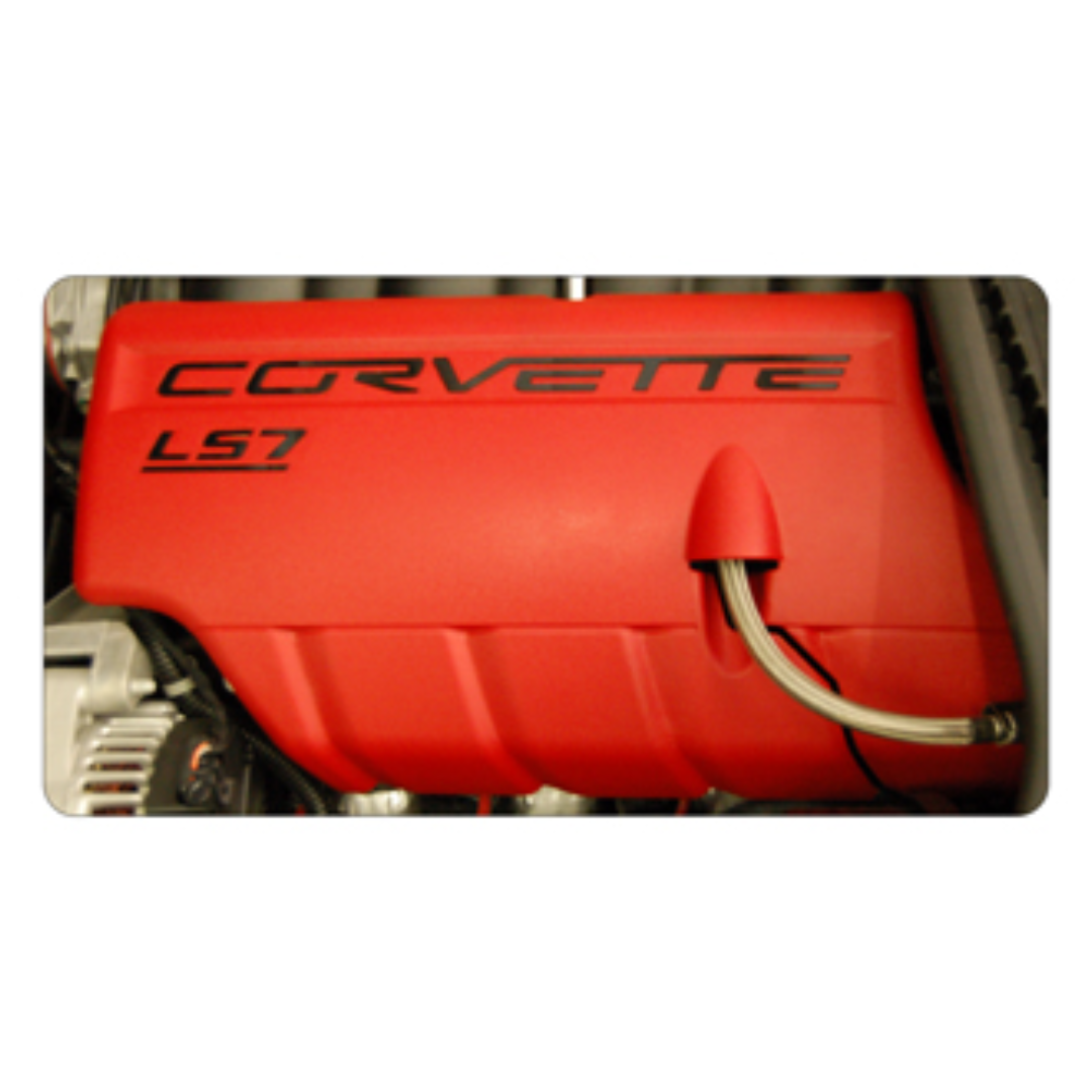 Chevrolet Corvette C6 Z06 Fuel Rail Letters LS7 2pc