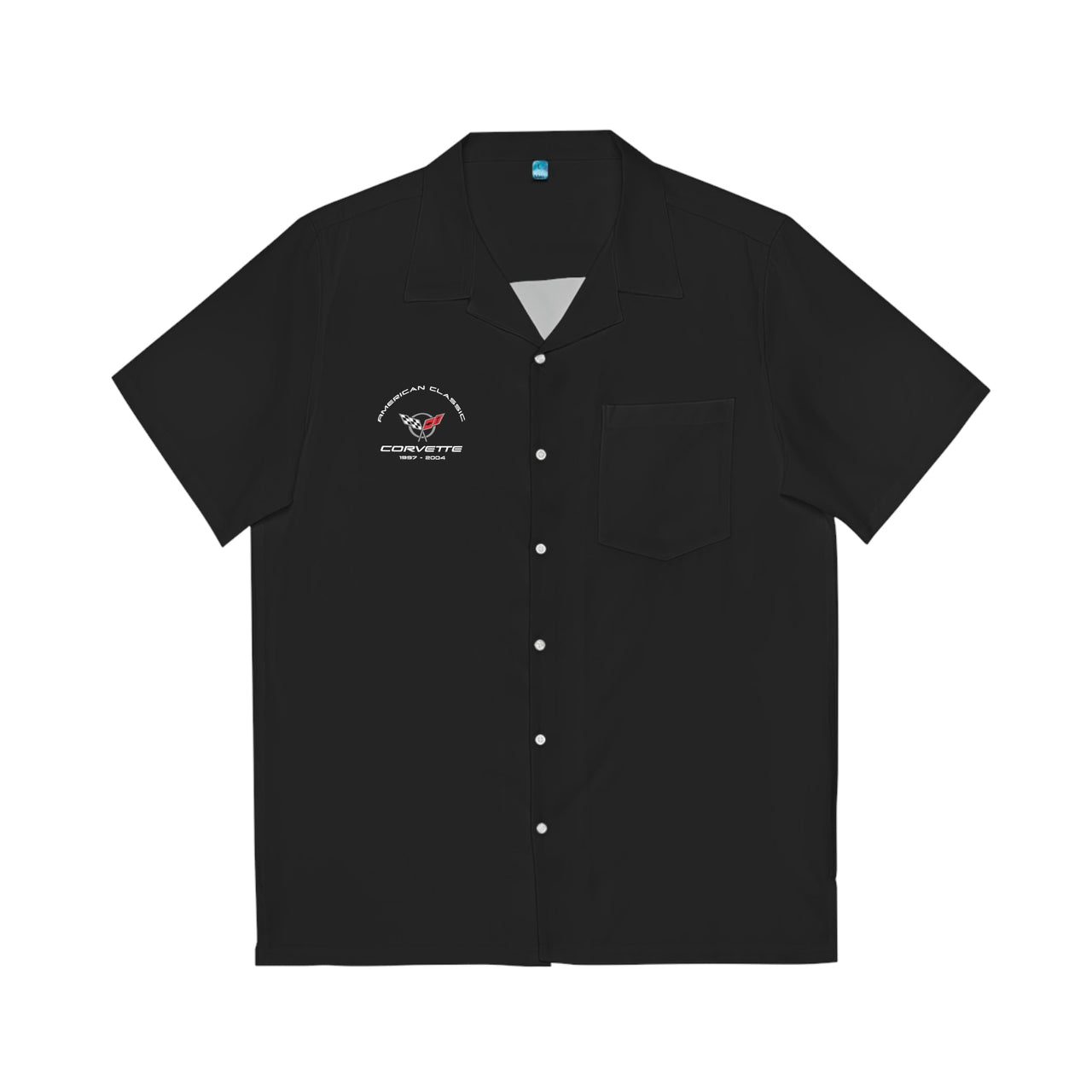 C5 Corvette Men's Black Hawaiian Shirt