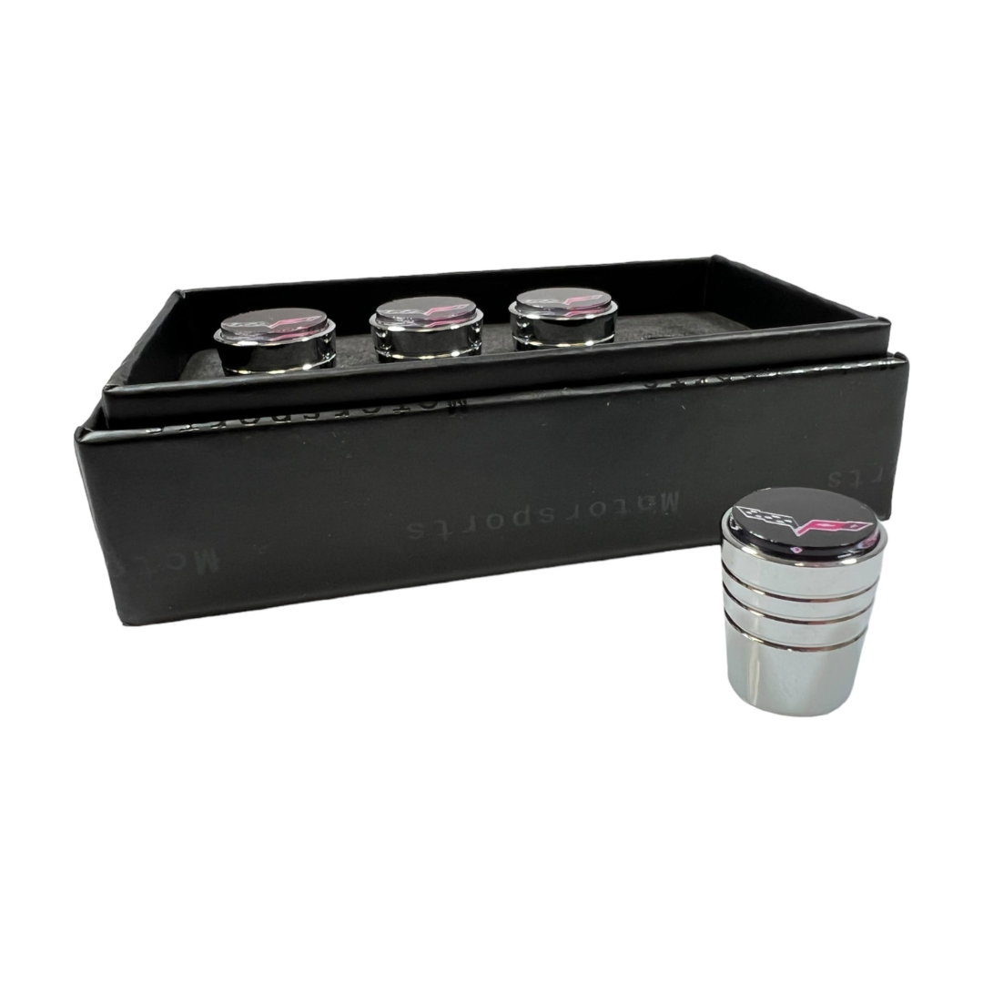 Chevrolet Corvette C6 Tapered Valve Stem Caps