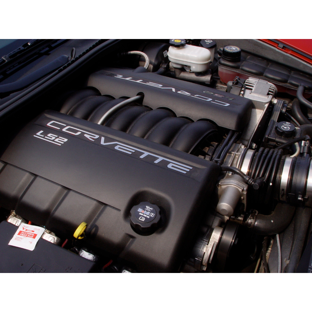 2005-2013 Chevrolet Corvette C6 Fuel Rail Letters LS2 2pc