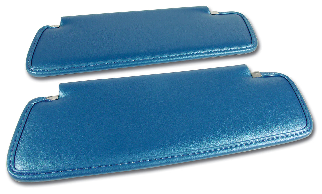 1969-1970 Corvette Sunvisors Bright Blue Madrid-408241-Corvette-Store-Online