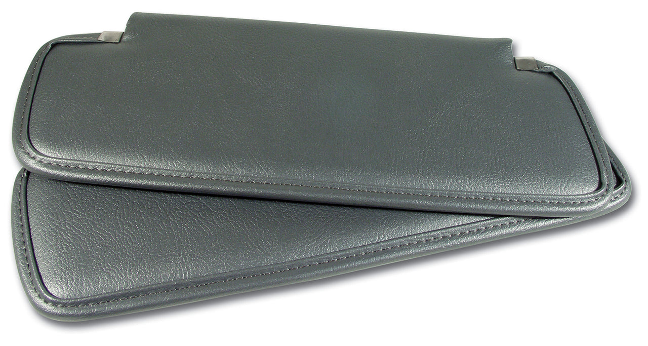 1969-1969 Corvette Sunvisors Gunmetal Madrid-408263-Corvette-Store-Online