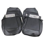 1961-1961 Corvette Leather Seat Covers Black-411920-Corvette-Store-Online