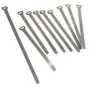 1961-1962 Corvette Heater Hose Tie Strip Kit Aluminum 10 Piece-41249-Corvette-Store-Online