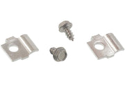 1958-1959 Corvette Hood Release Cable To Latch Retainers W/Screws 4 Piece-41252-Corvette-Store-Online