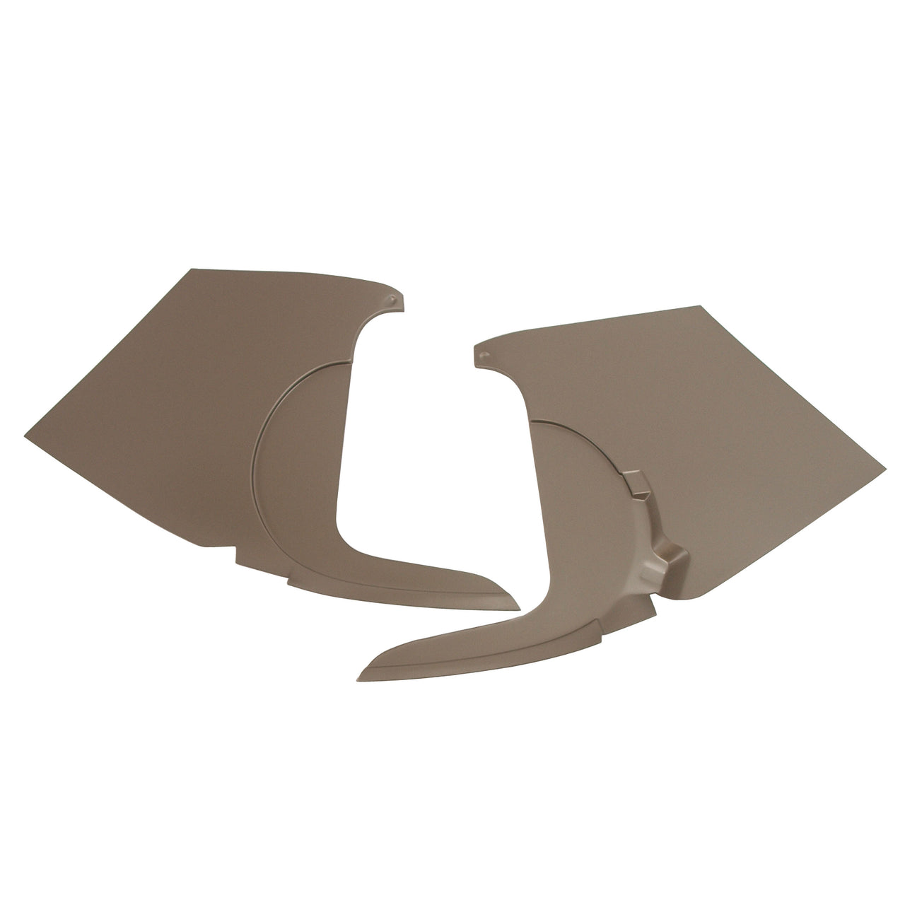 1961-1962 Corvette Kick Panels W/O Inserts - Fawn-412709-Corvette-Store-Online