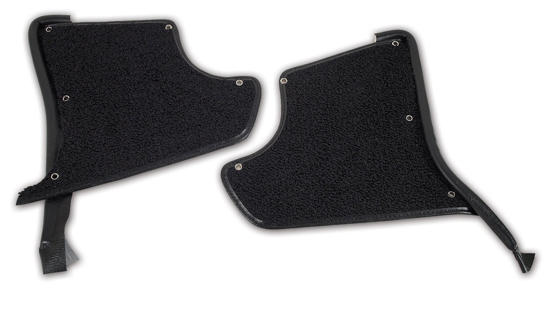 1963-1964 Corvette Kick Panels W/Carpet - Black-412820-Corvette-Store-Online
