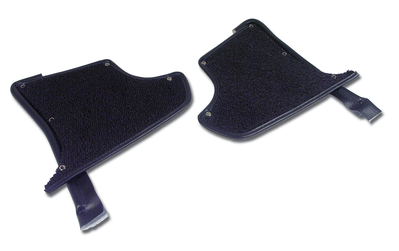 1963-1964 Corvette Kick Panels W/Carpet - Dark Blue-412842-Corvette-Store-Online