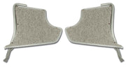 1963-1964 Corvette Kick Panels W/Carpet - Silver-412861-Corvette-Store-Online