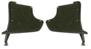 1965-1967 Corvette Kick Panels W/Carpet - Green-412914-Corvette-Store-Online