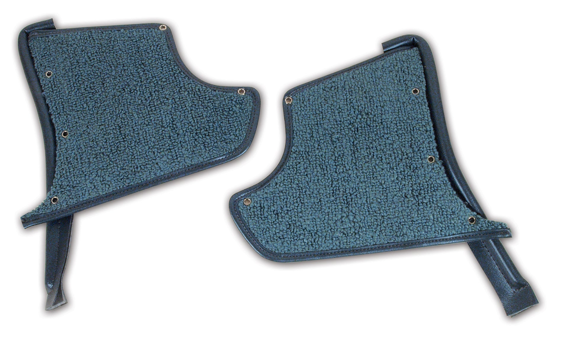 1967-1967 Corvette Kick Panels W/Carpet - Teal-412949-Corvette-Store-Online
