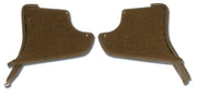 1967-1967 Corvette Kick Panels W/Carpet - Saddle-412953-Corvette-Store-Online