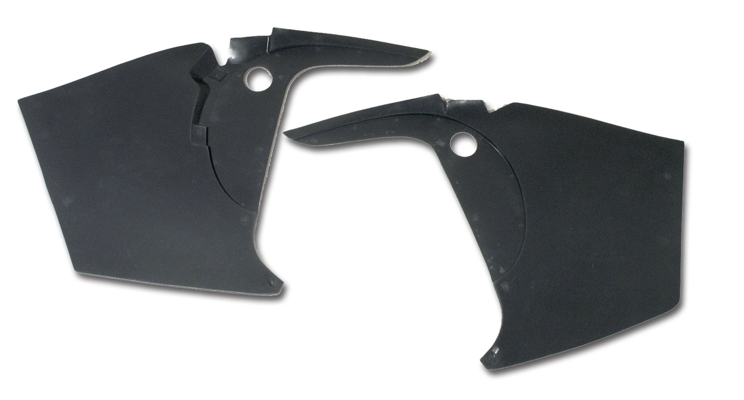 1968-1969 Corvette Kick Panels - Gunmetal - CA main image 1