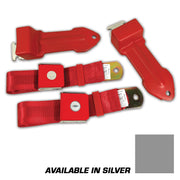 1965-1966 Corvette Seat Belts Lift Latch - Silver-41553-Corvette-Store-Online