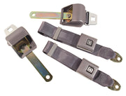 1966-1966 Corvette Seat Belts OE Retractable Lap - Silver-41560-Corvette-Store-Online
