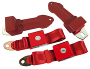 1965-1966 Corvette Seat Belts Bowtie Lift Latch - Red-41595-Corvette-Store-Online